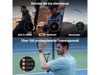 Ticwatch Pro 5 Android-Smartwatch  Zwart