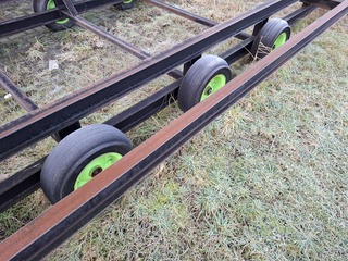 Chaletframe staal 2-asser Zwart