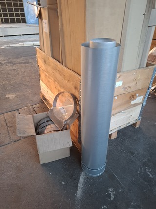 Partij assorti kachelbuizen