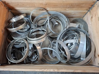 Partij kachelbuis klemmen