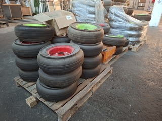 Partij chalet / transportwielen