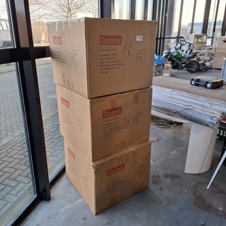 6x Eetkamerstoel velvet Taupe Hobbs, 2025