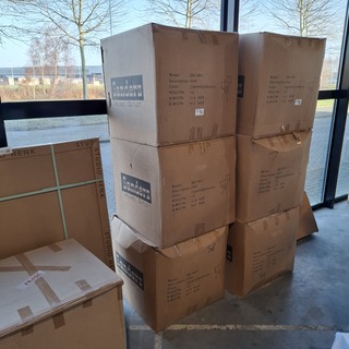 6x Eetkamerstoel Tribeca draaibaar, Antraciet, 2025