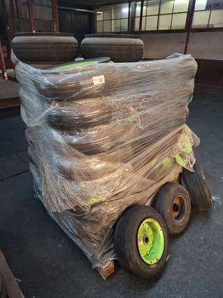 Partij chalet / transportwielen