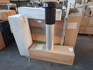 Partij geïsoleerde kachel tussenbuizen