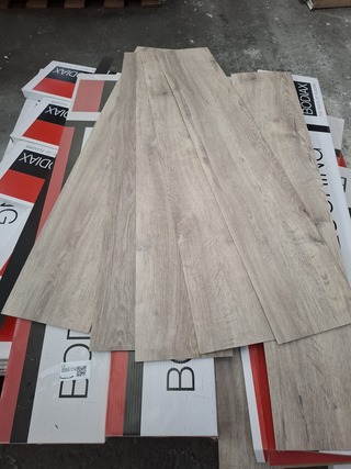 Partij PVC vloerdelen eiken kleur, Bodiax, Eiken