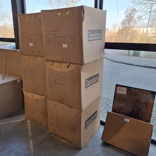 6x Eetkamerstoel Tribeca draaibaar, Groen, 2025