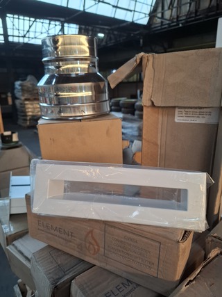 Partij assorti kachelbuizen