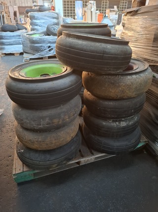 Partij chalet / transportwielen