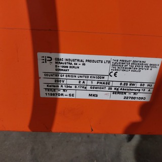 Bouwdroger 14L 230V, Ebac, BD70, 2011