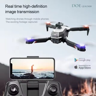8x Drone, 4K Double camera, Wit
