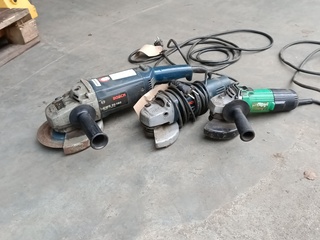 3x Haakseslijper, Bosch En Hitachi