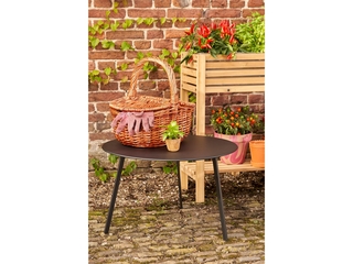 Mica Decorations Seatle Bijzettafel voor Buiten Metaal Zwart