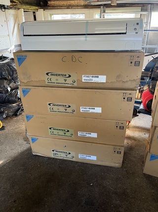 5x Airco binnen unit, Daikin, Wit