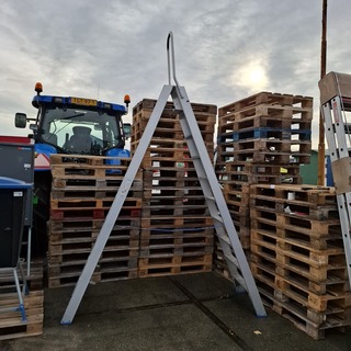 Ladder Solide, Dubbeltrap DT10, Zilver