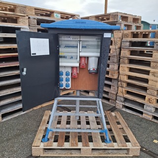 Bouwkast , ElektroMaat, PKI63-120006-S, Zwart/Blauw , 2018