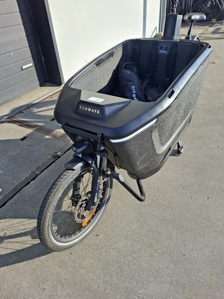 Bakfiets, Tenways Cargo One, Zwart