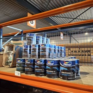 45 Liter Zijdeglanslak RAL 9016, Flexa