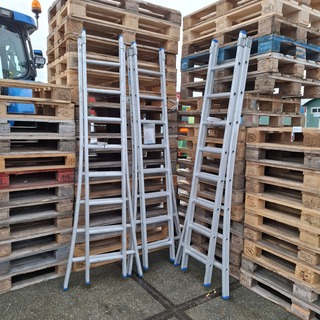 3x Ladder Solide, C08, Zilver