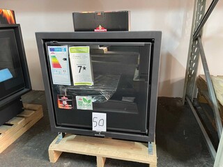 Houtkachel Bronpi, Paris 55 Vision – Inzethaard – Gietijzer