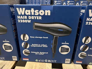 Ca. 30x Haar fohn, Watson, Zwart