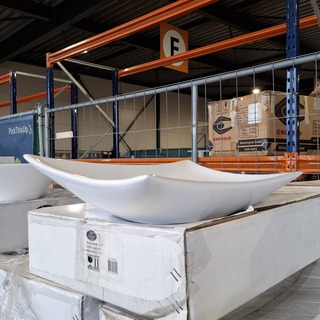 Ca. 20x Waskom, Best Design, Raaf, Hoogglans wit