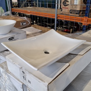 Ca. 20x Waskom, Best Design, Raaf, Hoogglans wit