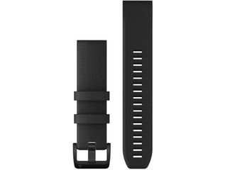 Garmin QuickFit Polsband 22mm Zwart siliconen met Zwarte RVS