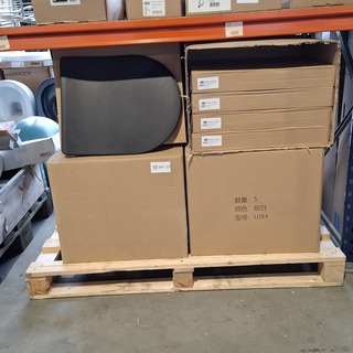 Ca. 30x Toiletzitting, Best Design, Morrano 53, Mat zwart