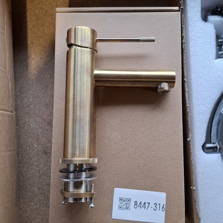 Wastafelkraan, Best Design, Nancy, Mat goud (met PVO)