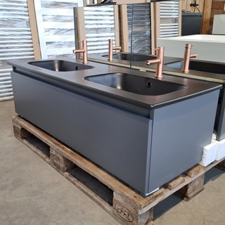 Badmeubel, Matt grey