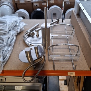 Regendoucheset, Best Design, Rvs geborsteld