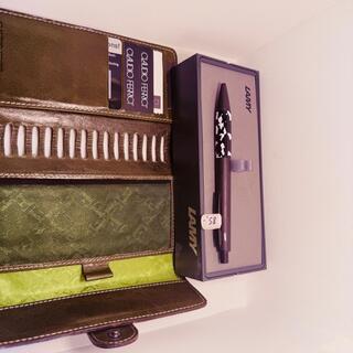 Lamy verzamelaars editie balpen inc. Ferrici lederen agenda