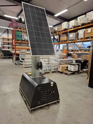 Licht toren op zonne energie, Trime, X-POLE Solar