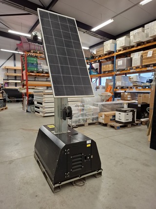 Licht toren op zonne energie, Trime, X-POLE Solar