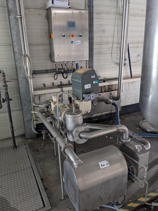 Atex tellerpomp met meters