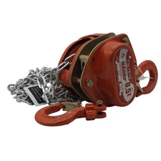 2x Handtakel HADEF, 14/12 500 kg