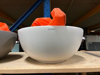 Waskom zonder overloop 37×16 cm Globo, T-Edge Rond