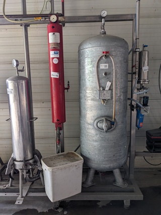 Perslucht conditie installatie OKS/Zander, 04-202-033, grijs/rood, bo