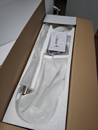 Vrijstaande badkraan met handdouche, CAB001I, RVS