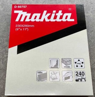 Ca. 1000x Schuurvel A240, Makita, D-60757