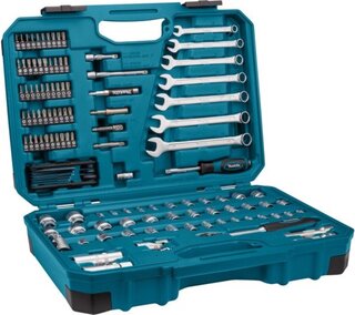 Gereedschaps koffer 120 delig, Makita, E-06616, Blauw