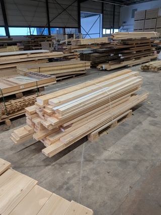 Ca.59x Partij vuren planken diverse maten