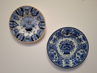 2x Wandbord ‘Delfts blauw’