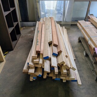 Diverse houten balken