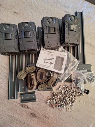 Set van 4 vogel,- wild,- en observatiecamera’s (NIEUW) Bresser, 331000