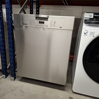 Inbouw vaatwasser, Miele, G4300SCU, Grijs / Chroom