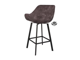 2x Luxe roterende barkruk, 80, adore  antraciet