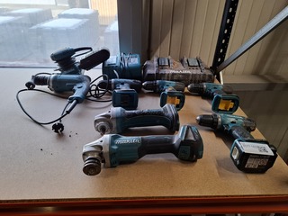 8x elektrisch/accu gereedschap, Makita