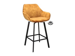 2x Luxe roterende barkruk, 65, adore  cognac